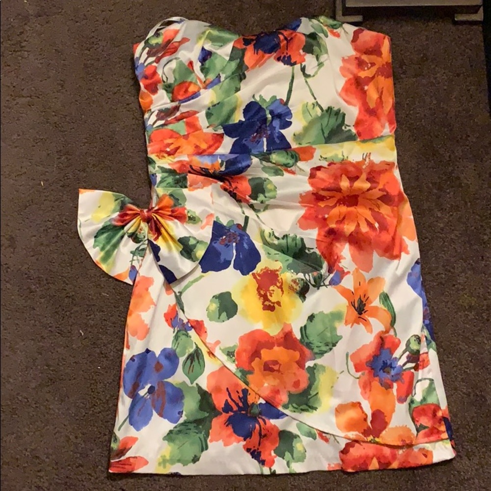 Windsor Xoxo strapless Floral dress  size 13